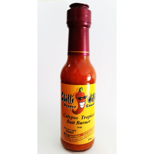 Chilli Sauce Calypso Tropical Butt Burner 150ml 9/10 Heat Ratin Chilli Sauce Calypso Tropical Butt Burner 150ml 9/10 Heat Ratin