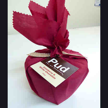 CP1 Cranberry & White Chocolate CLOTH Wrapped 100g