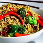 Spicy Stir-Fried Ramen Noodles with Vegetables Recipe