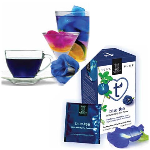 Tea Flower Tea 100% Butterfly Pea Flower Blue-tee 20 Bags