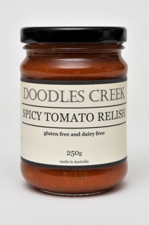 Relish Spicy Tomato 250g Doodles Creek
