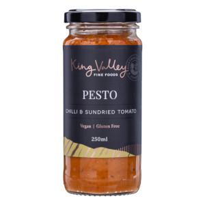 Pesto Chilli & Sundried Tomato 240g King Valley Fine Foods