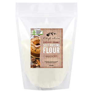 Flour Certified Organic Unbleached Self Raising 500g