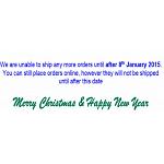 Christmas Closure