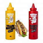 Sauce Squeezy Duo Tomato & Yellow Mustard  Drunken Sailor