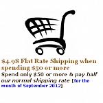 Half Price Shipping offer