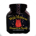 Wild Hibiscus Flowers in Syrup 250g 11 Flowers